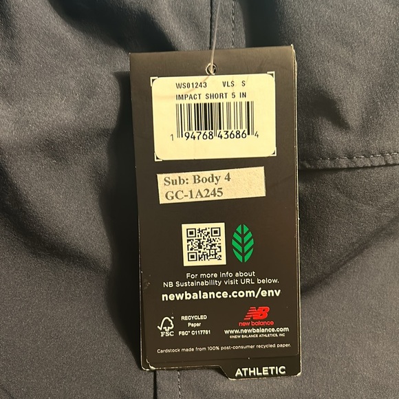 NEW BALANCE WOMEN'S IMPACT RUN 5" SHORT - Picture 6 of 6